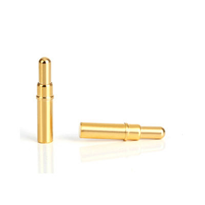 10.65mm de latón de resorte cargado Pin SMT Tipo Pogo dorado Pino para conexiones de temperatura