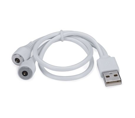Cable de carga de alta corriente 3.0a USB 2 pin Adaptador de carga de energía circular Pogo pin magnético