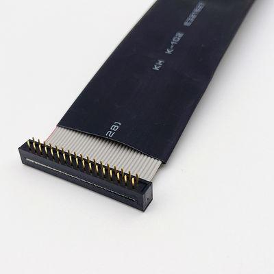 IDC Fibra de cable plano UL2651 28AWG con conductor de alambre de cobre conservado