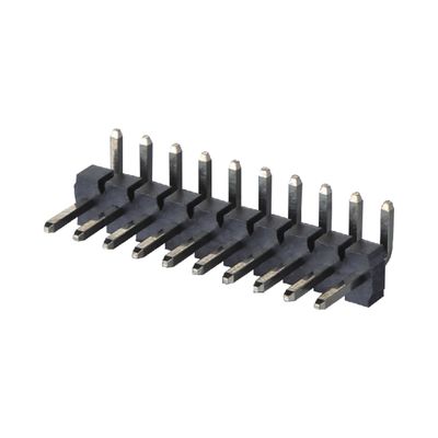 3.96mm Revestido de oro PCB conector de encabezado de pin de fila única SMT Tipo 2 - 20 pin H3.2mm
