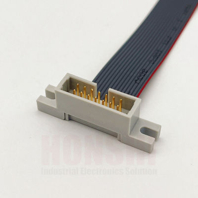 Conector de cable electrónico de banda plana de 2,54 mm Pitch IDC
