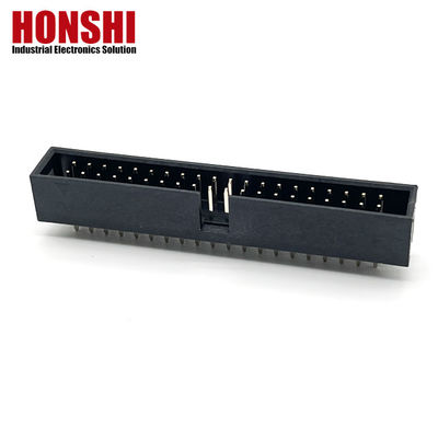 2Conector de cabecera de caja de.54mm H8.8 40P Conector eléctrico dorado de doble fila