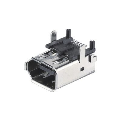 SM-6P Conector de entrada y salida de servidor CN3 masculino IEEE 1394 Conector femenino Tipo de soldadura