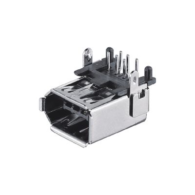 SM-6P Conector de entrada y salida de servidor CN3 masculino IEEE 1394 Conector femenino Tipo de soldadura