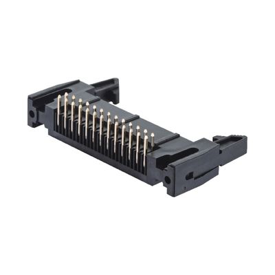 2.54mm Conector de encabezado de ángulo recto 6 8 10 12 18 20 26 30 34 40 44 50 64 Pin