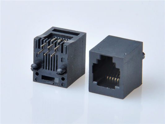 8p8c RJ45 Ethernet Conector 1x1 Puertos Femenino RJ45 Jack sin magnéticos
