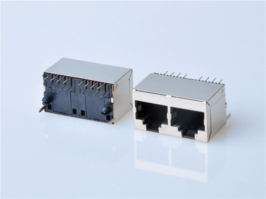 8p8c RJ45 Ethernet Conector 1x1 Puertos Femenino RJ45 Jack sin magnéticos