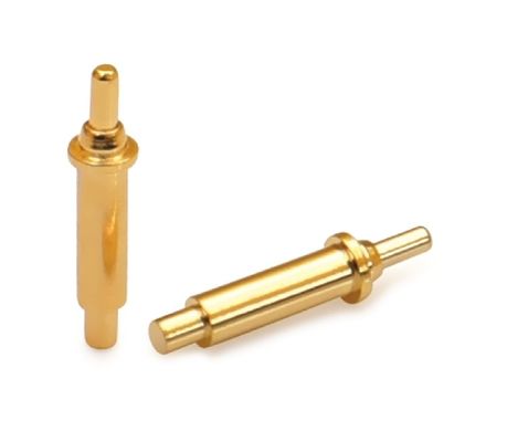 Conector de pines de Pogo de 5,08 mm de tono masculino 8 pines de 4,0 mm de tres filas cargados con resorte