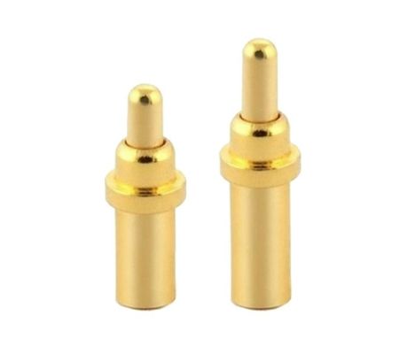 Conector de pines de Pogo de 5,08 mm de tono masculino 8 pines de 4,0 mm de tres filas cargados con resorte
