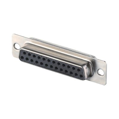 2 - 64 Pin Power D Sub Conector masculino 3W3 Tipo de soldadura negro / azul de latón empapado