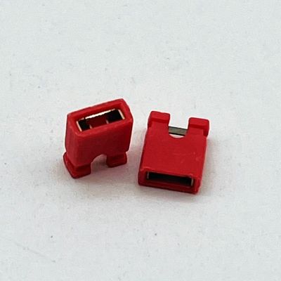 Mini Jumper de conector de carrocería de tablero a tablero de conector femenino 1.27mm 2mm 2.54mm Pitch Negro Rojo Amarillo con Ni Plating