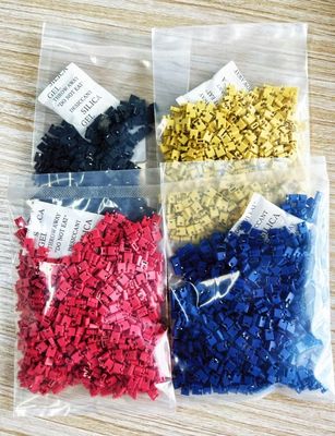 3A-5A 2.54mm Pitch Mini Jumper Altura 6.0mm Rojo Azul Amarillo Negro con tapa de forma abierta