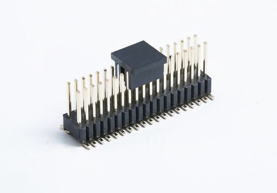 1.27mm doble plástico 2 - 100 conector de encabezado de pines H2.5mm DIP SMT tipo PCB