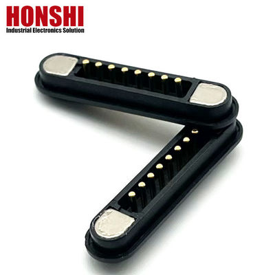 Conector de pin de Pogo magnético de alta corriente 1A 2A 3A 5A 10A cargado con resorte