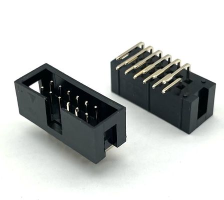 Conector de encabezado de caja de ángulo derecho DIP PCB DC3 12 pines encabezados 2,54mm Pitch