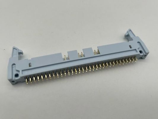 Conector de cable de cabeza de cerradura a la tabla de 2.54 mm Pitch Straight 64 Pin IDC Conector masculino