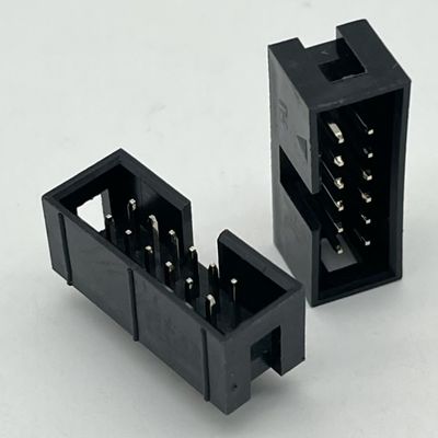 2.54mm Conector de cajas de encabezado recto 12 pines IDC Cajas de encabezado 2x6p