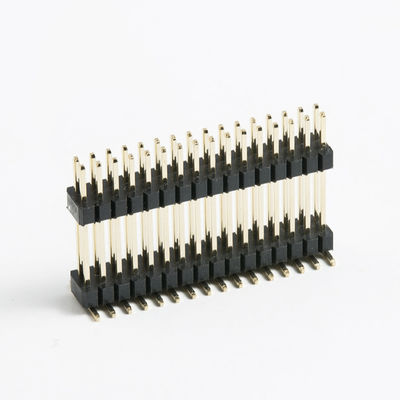 2 - 80 pines Conector de tablero a tablero SMT Pcb doble conector de cabecera de plástico masculino 2.54mm