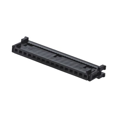 Conector IDC de 8 pines - 24 pines de fila única de 2,54 mm con conector negro negro