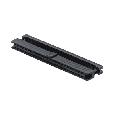 Conector IDC de 8 pines - 24 pines de fila única de 2,54 mm con conector negro negro