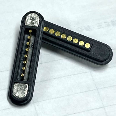 Conector magnético de 8 pines macho Hembra Conector de pines Pogo para placa de PCB