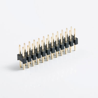 Conector de doble fila de tablero a tablero 2.54mm Pitch 2 pin 20 pin 80 pin PCB recto