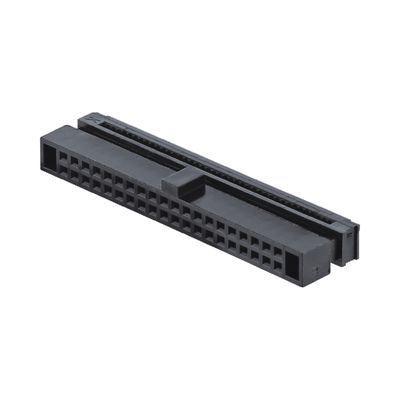 1.27mm Pitch Negro IDC Conector 10 Pin - 100 Pin Socket femenino Cable plano Socket FC