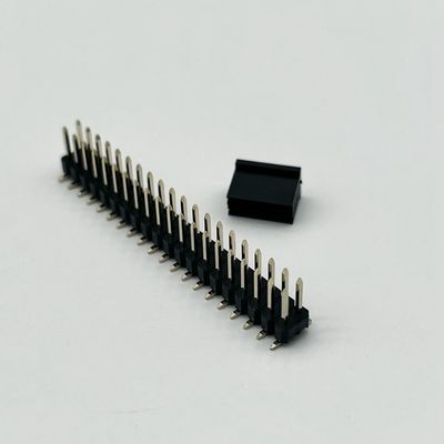 2.54mm Pitch Pin Header Connector 2 Pin - 80 Pin DIP SMT PCB Conector de encabezado masculino