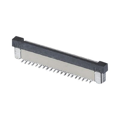 Conector de cable FPC de 4 - 60 pines 0,5 / 1,0 mm Pitch SMT ZIF DIP Tipo superior inferior PA9T de plástico