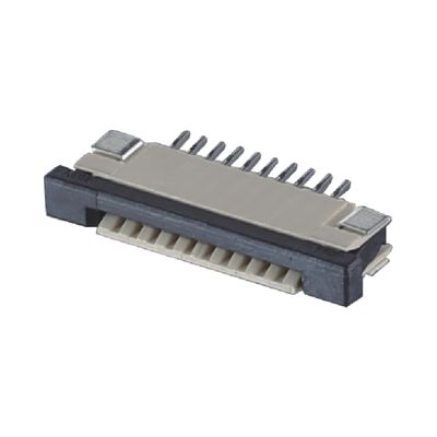 Conector de cable FPC de 4 - 60 pines 0,5 / 1,0 mm Pitch SMT ZIF DIP Tipo superior inferior PA9T de plástico