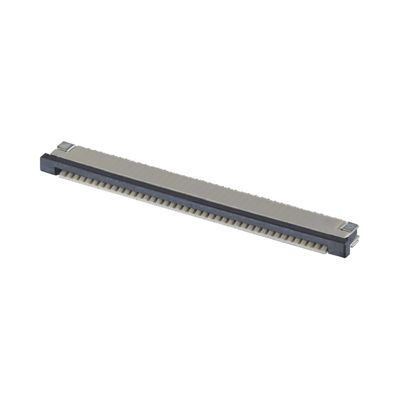 Conector de cable FPC de 4 - 60 pines 0,5 / 1,0 mm Pitch SMT ZIF DIP Tipo superior inferior PA9T de plástico