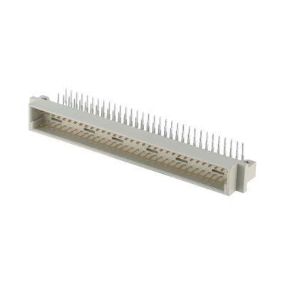 2.54mm DIN 41612 conector 64 pines ángulo derecho pines femeninos a través del agujero 3 conector de fila