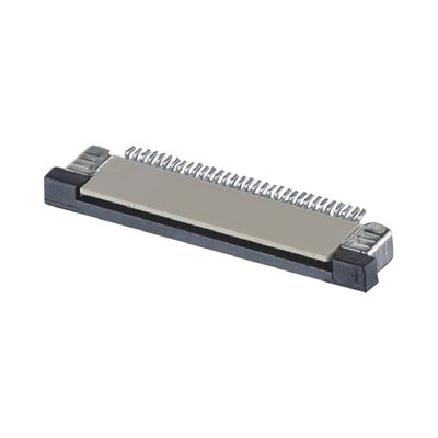 Conector de cable FPC de 4 - 60 pines 0,5 / 1,0 mm Pitch SMT ZIF DIP Tipo superior inferior PA9T de plástico