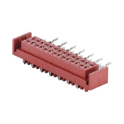 Conector femenino de IDC recto Micro Match 4 6 8 10 20 Pin 1,27 mm de tono