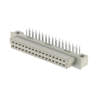 2 filas DIN 41612 conector 64 pin ángulo derecho de penetración 2,54 mm Pitch conector masculino