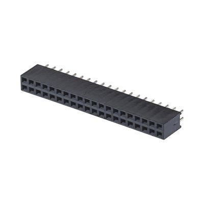 2.0mm H4.3mm DIP Header Femenino Directo 2x2 2x40pin Conector de cabeza femenino