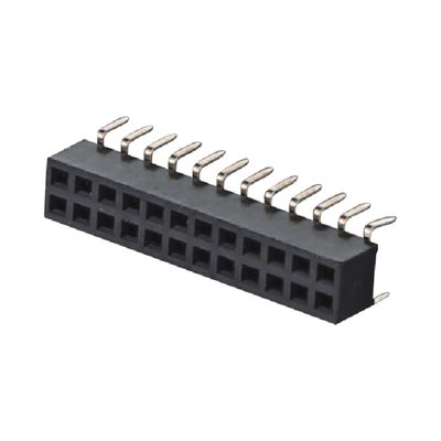 2.0mm H4.3 4.6mm Conector de cabeza de alfiler femenino Ángulo derecho 90 grados 2x2 2x40pin