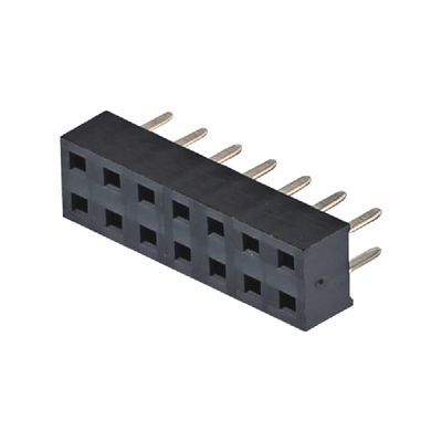 2.0mm H4.3 4.6mm Conector de cabeza de alfiler femenino Ángulo derecho 90 grados 2x2 2x40pin