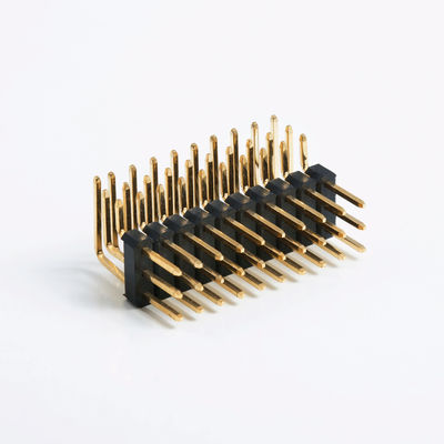 Revestido de oro 2.0mm de la placa a la placa conector de cabeza 3 - 120 pines PCB conector de pines masculino