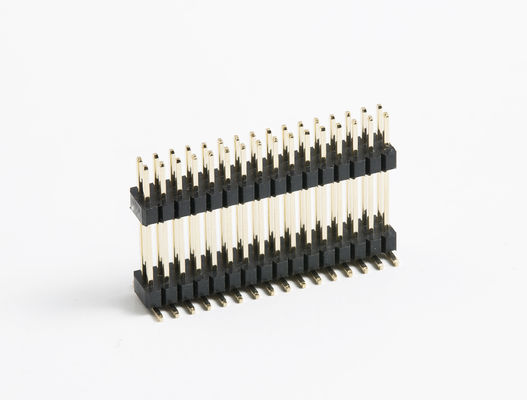 Revestido de oro 2.0mm de la placa a la placa conector de cabeza 3 - 120 pines PCB conector de pines masculino