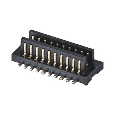 0.8mm Pitch BTB Conector 10 - 100 pines Conector masculino de alta velocidad Fosforo Bronce