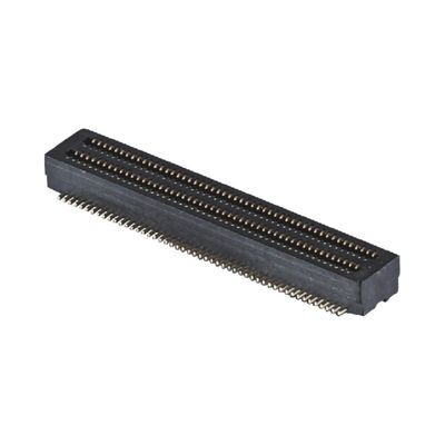 0.8mm Pitch BTB Conector 10 - 100 pines Conector masculino de alta velocidad Fosforo Bronce