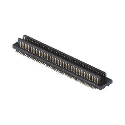 0.8mm Pitch BTB Conector 10 - 100 pines Conector masculino de alta velocidad Fosforo Bronce