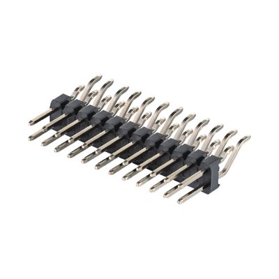 Conector de encabezado de pin de pitch de tipo DIN de 2,0 mm Conector recto de 2 - 40 pines de fila única