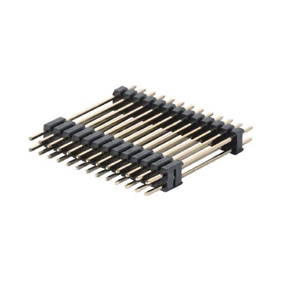 Conector de encabezado de pin de pitch de tipo DIN de 2,0 mm Conector recto de 2 - 40 pines de fila única