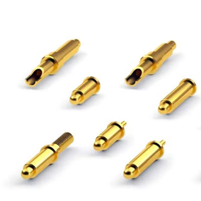 Adhesivo lateral personalizado de Pogo Pin Tipo SMT Revestido de oro para conectores Pogo Pin de 2,00 mm