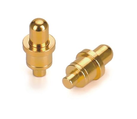 1A Revestimiento de oro 3-10u de latón Pogo Pin de resorte de altura cargada 2.5mm Pin de contacto