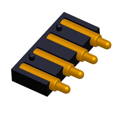 2.54mm H2.5 2x7Pin Pogo Pin Conector de latón de resorte cargado electrónico de borradura recta PCB