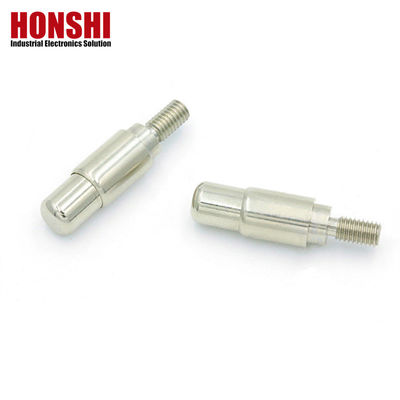 Conector de pin Pogo de latón a medida Pin de Pogo de tornillo M3 de resorte