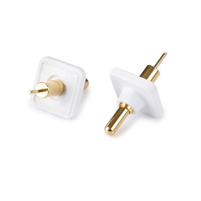 Conector de pin Pogo de latón a medida Pin de Pogo de tornillo M3 de resorte